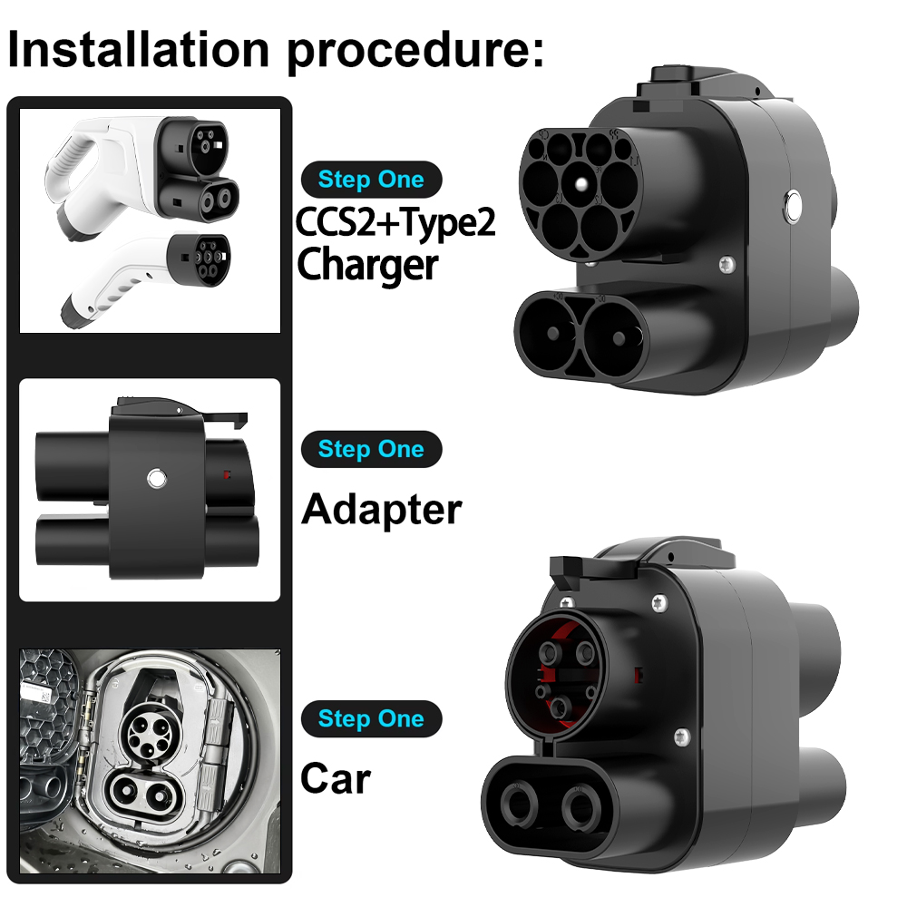 UNIRISE 250kW+7.2kW DC+AC CCS2 - Ccs2 To Ccs1 Fast Charge Adapter 250Kw 评论和价格