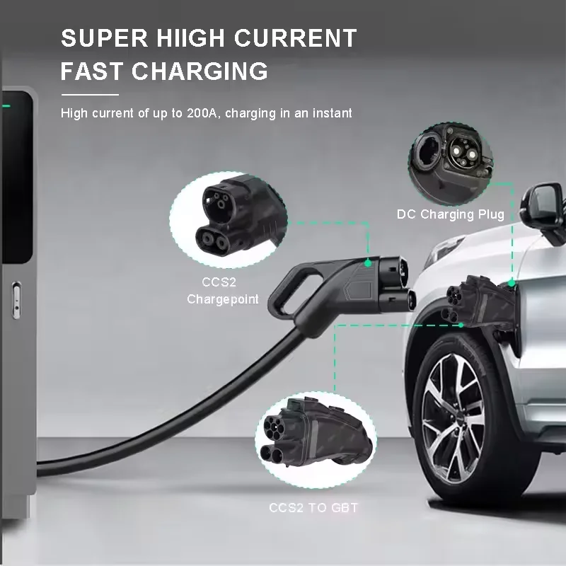 EV DC Charger 200A 250A 1000V  - Gb/T To Ccs2 200A Fast Charging Adapter 评论和价格